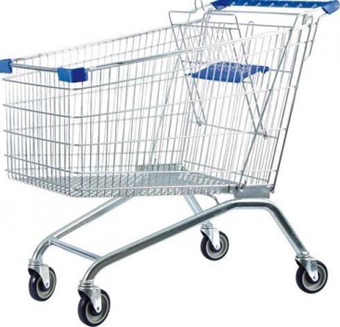 AOD1004-European style shopping trolley 100L